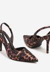 Sandale Imprimeu leopard