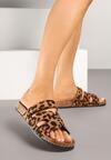 Papuci Imprimeu leopard