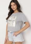 T-shirt Gri deschis