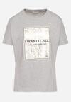 T-shirt Gri deschis