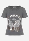 T-shirt Gri închis