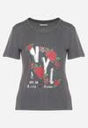 T-shirt Gri închis