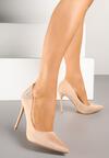 Pantofi stiletto Bej