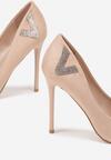 Pantofi stiletto Bej