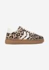 Panterkowe Sneakersy z Geometrycznym Wzorem Sadeane