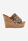 Papuci Imprimeu leopard