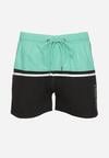 Pantaloni scurți Verde cu negru