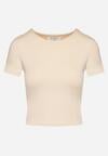 T-shirt Bej deschis