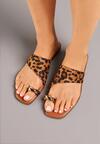 Papuci Imprimeu leopard