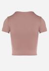T-shirt Roz închis