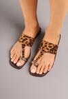 Papuci Imprimeu leopard
