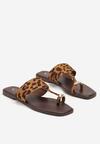 Papuci Imprimeu leopard