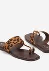 Papuci Imprimeu leopard