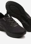 Czarne Buty Sportowe Sneakersy Ozdobione Tłoczonym Wzorem Axevia