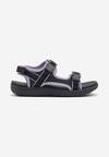 Sandale Bleumarin cu fucsia