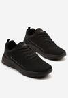 Czarne Buty Sportowe Sneakersy z Perforacją Ziraline