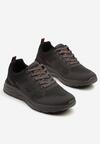 Ciemnoszare Buty Sportowe Sneakersy z Perforacją Ziraline
