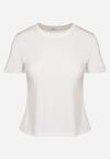 Biały Bawełniany Klasyczny T-shirt Ralarie