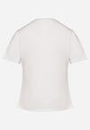 Biały Bawełniany Klasyczny T-shirt Ralarie