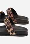 Papuci Imprimeu leopard