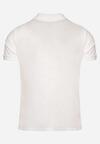 Biały T-shirt Polo z Bawełną Fodelira