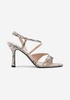 Sandale Print piele de șarpe