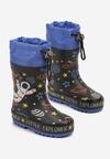 Cizme de cauciuc  Negru cu bleumarin