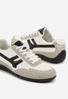 Białe Sneakersy Ozdobione Geometrycznym Wzorem Arulia