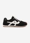 Czarne Sneakersy Ozdobione Geometrycznym Motywem Ardetia