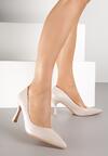 Pantofi stiletto Bej