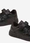 Czarne Buty Sportowe Sneakersy z Ozdobną Aplikacją Venlorie