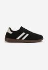 Czarne Buty Sportowe Sneakersy z Paskami z Boku Nalovelle