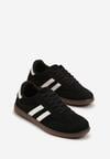 Czarne Buty Sportowe Sneakersy z Paskami z Boku Nalovelle
