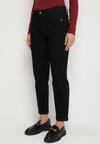 Czarne Casualowe Jeansy o Kroju Mom Fit Arettia