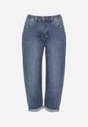Niebieskie Jeansy o Kroju Mom Fit z Regularnym Stanem Rilarisse