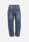 Niebieskie Jeansy o Kroju Mom Fit z Regularnym Stanem Rilarisse