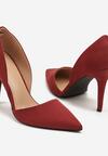Pantofi stiletto Bordo