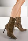 Botine Imprimeu leopard