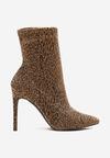 Botine Imprimeu leopard