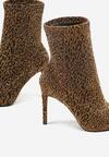 Botine Imprimeu leopard