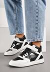 Sneakers Negru cu alb