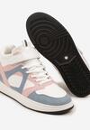 Sneakers Alb cu roz