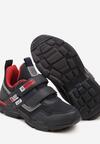 Niebiesko-Czerwone Buty Sportowe Sneakersy ze Skórzaną Wkładką i Ozdobami Riloreia