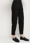 Czarne Klasyczne Jeansy o Kroju Mom Fit Fesianela
