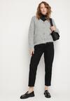 Czarne Klasyczne Jeansy o Kroju Mom Fit Fesianela