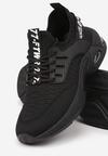 Czarne Buty Sportowe z Napisami Klymitheme
