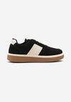 Czarne Sneakersy w Stylu Tenisówek Larrive