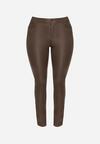 Brązowe Spodnie Skinny Gasi