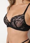 Sutien Negru cu roz