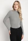 Szara Bluzka Golf Typu Longsleeve Altera